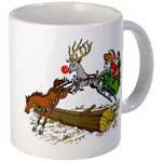 horse Christmas mugs